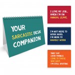Sarcastic Desk Companion Funny Quotes for Desk Space Office Gift