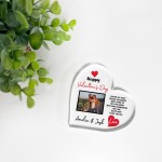 Happy Valentines Day Gift For Him Her Personalised Photo Plaque