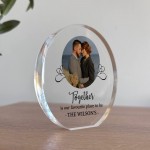 Gift For Couple On Anniversary Valentines Day Personalised Photo