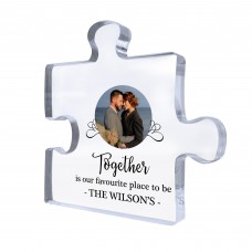 Together Is Our Favourite Place To Be Personalised Puzzle Piece