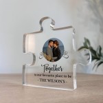 Together Is Our Favourite Place To Be Personalised Puzzle Piece