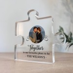 Together Is Our Favourite Place To Be Personalised Puzzle Piece