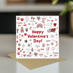 HAPPY VALENTINES DAY CARD For Husband Wife Novelty Valentines
