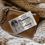 Personalised Bereavement Gift Metal Wallet Card Memorial Gift