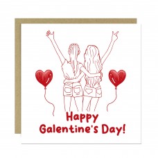 Happy Galentine's Day Card Galentines Card For Best Friend