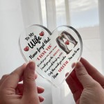 Never Forget That I Love You Gift For Wife Acrylic Plaque