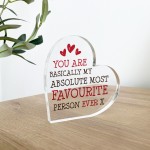 Most Favourite Person Ever Romantic Gift For Boyfriend