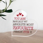 Most Favourite Person Ever Romantic Gift For Boyfriend