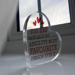 Most Favourite Person Ever Romantic Gift For Boyfriend