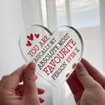 Most Favourite Person Ever Romantic Gift For Boyfriend