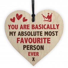 MOST FAVOURITE PERSON EVER Funny Gift For Boyfriend Girlfriend