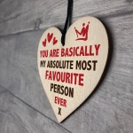 MOST FAVOURITE PERSON EVER Funny Gift For Boyfriend Girlfriend