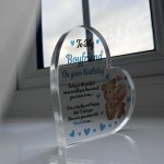 To My Boyfriend On Your Birthday Acrylic Plaque Birthday Gift