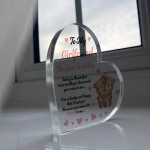 To My Girlfriend On Your Birthday Acrylic Plaque Birthday Gift