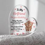 To My Girlfriend On Your Birthday Acrylic Plaque Birthday Gift