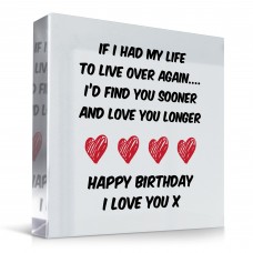 Gift For Birthday Find You Sooner Love You Longer Plaque