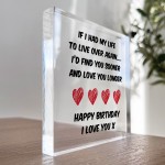 Gift For Birthday Find You Sooner Love You Longer Plaque