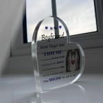 Never Forget That I Love You Gift For Boyfriend Acrylic Plaque