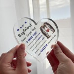 Never Forget That I Love You Gift For Boyfriend Acrylic Plaque
