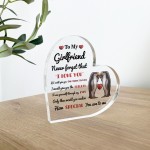 Never Forget That I Love You Gift For Girlfriend Acrylic Plaque