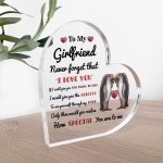 Never Forget That I Love You Gift For Girlfriend Acrylic Plaque