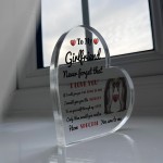 Never Forget That I Love You Gift For Girlfriend Acrylic Plaque