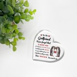 Never Forget That I Love You Gift For Girlfriend Acrylic Plaque