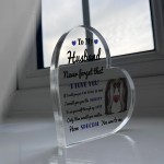 Never Forget That I Love You Gift For Husband Acrylic Plaque