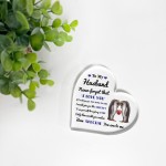 Never Forget That I Love You Gift For Husband Acrylic Plaque