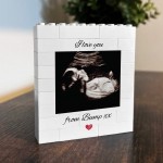 Personalised I Love You Gift From Bump Brick Photo Block