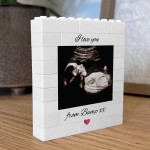 Personalised I Love You Gift From Bump Brick Photo Block