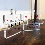 Romantic Gift For Valentines Day Anniversary Piece That Holds Us