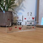 Romantic Gift For Valentines Day Anniversary Piece That Holds Us