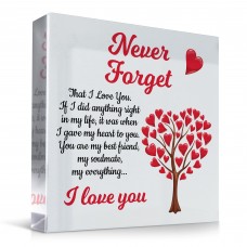 Never Forget That I Love You Gift For Boyfriend Girlfriend