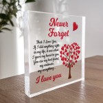 Never Forget That I Love You Gift For Boyfriend Girlfriend