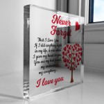 Never Forget That I Love You Gift For Boyfriend Girlfriend