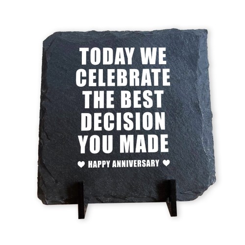 FUNNY Anniversary Gifts For Him Her BEST DECISION YOU EVER MADE