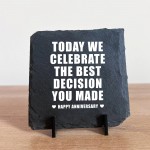 FUNNY Anniversary Gifts For Him Her BEST DECISION YOU EVER MADE