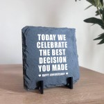 FUNNY Anniversary Gifts For Him Her BEST DECISION YOU EVER MADE