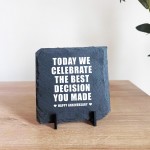 FUNNY Anniversary Gifts For Him Her BEST DECISION YOU EVER MADE