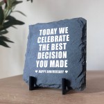 FUNNY Anniversary Gifts For Him Her BEST DECISION YOU EVER MADE