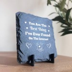 Funny Anniversary Valentines Day Gifts For Him Her Slate Plaque