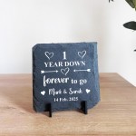 1st Anniversary Gift For Husband Wife PERSONALISED 1 Year Down