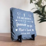 1st Anniversary Gift For Husband Wife PERSONALISED 1 Year Down