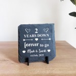 2nd Anniversary Gift For Husband Wife PERSONALISED 2 Years Down