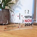Personalised Gift For Couple 1st 2nd 3rd 4th 5th Anniversary