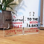 Valentines Gifts For Boyfriend Girlfriend Acrylic Plaques