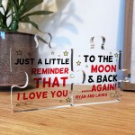 Personalised Valentines Gifts For Boyfriend Girlfriend Acrylic