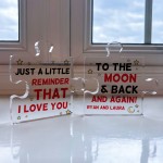 Personalised Valentines Gifts For Boyfriend Girlfriend Acrylic