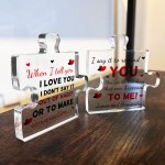 Personalised Couple Gift Puzzle Pieces Plaque Set Anniversary